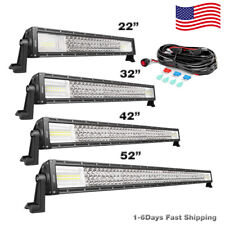 Nilight Straight Led Light Bar 22 32 42 52 Combo Off Road Lighting For Jeep