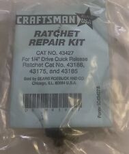 Craftsman 43427 Ratchet Repair Kit For 14 Drive 43186 Made In Usa