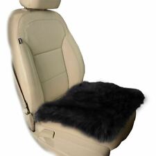 Zone Tech Black Faux Sheepskin Car Seat Home Cushion Fur Pad Cover Warm Mat