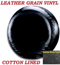 Lined Vinyl Spare Tire Cover 26.5- 28.7 New Black 26 27 28 Leather Grain