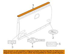 Ford Oem Bed-tailgate Top Cap Protector Molding 5l3z9940602aaa