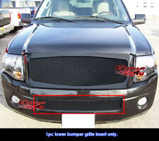 Fits Ford Expedition Bumper Black Mesh Grille 07-14 2014