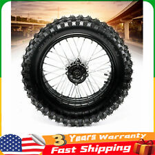 14 Fit 125cc Dirt Pit Bike Apollo Taotao Rear Wheel Rim 90100-14 Tire Assembly