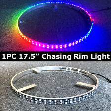 New 1pc 17.5 Brightest Chasing Led Wheel Rim Light Replacement Ring Bluetooth