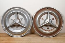 2x Vtg Oldsmobile 1939-1950s Starfire Hub Caps As Is