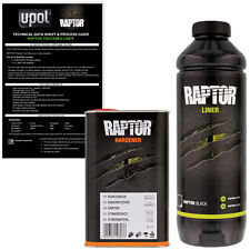 U-pol Raptor Black Urethane Spray-on Truck Bed Liner Texture Coating 1 Liter