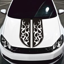 Tribal Flame Racing Rally Hood Stripes Decal - Universal Fits Most Cars Trucks