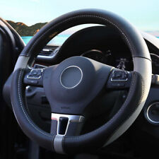 15 Inch Auto Car Steering Wheel Cover Protector Microfiber Leather Anti-slip