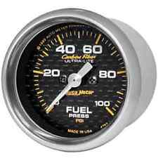 Auto Meter 4763 Carbon Fiber Fuel Pressure Gauge