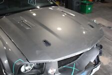 05-09 Mustang Saleen Style Fiberglass Zy Silver Vent Hood Needs Repair Factory