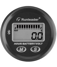 Runleader 12v To 48v Digital Led Battery Capacity Monitor Hours Volt Meter Gauge