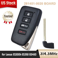 For Lexus Es300h Es350 Gs450 2013 - 2018 Smart Key Keyless Remote Fob Hyq14fba