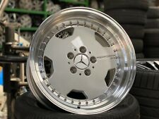 New 17x8j 17x9.5j Oz Aero Classic Design Amg Mercedes Silver Wheel Set Of 4