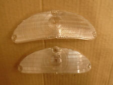 Nos 55 Chevy Bel Air Pair Front Turn Signal Lens Genuine Guide Fl-55 Gm 5945859