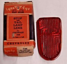 1949 Chevy Ruby Glass Stoptail Lamp Lens Lynx-eye T-336 Repl. Gm 5937861