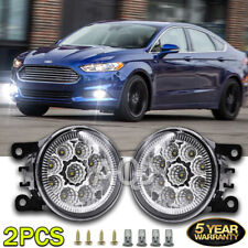 Led Clear Lens Fog Lights Bumper Lamps For Ford Fusion 2013-2016 Left Right Side