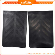 Pair 24 X 36 Black Heavy Duty Thick Rubber Mud Flaps For Semi Truck Trailer