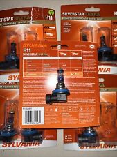 Sylvania H11 Silverstar Ultra High Performance Halogen Headlight Bulbs 2