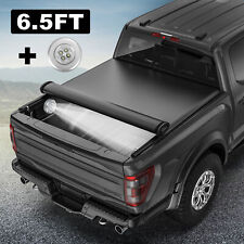 Truck Tonneau Cover For 04-15 Nissan Titan 6.5ft Bed Roll Up Soft Waterproof