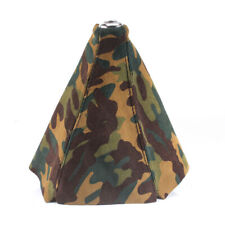 Jdm Universal Camo Suede Leather Manual Shift Lever Knob Boot Cover Shift Boot