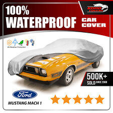 Ford Mustang Mach 1 1971-1973 Car Cover- 100 Waterproof Breathable Uv Resistant