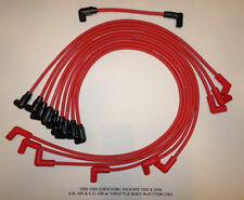 1988-95 Chevygmc Pickups 1500 2500 5.0l305 5.7l350 Tbi Red Spark Plug Wires