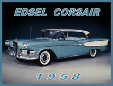 1958 Edsel Corsair Hardtop Bluewhite Refrigerator Magnet 40 Mil