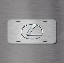 Lexus Vehicle Front License Plate Auto Car Tag Rx Is Gs Lx Ls Simulated Brushed