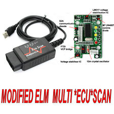 Elm 327 Modified Diagnostic Cable For Use With Multiecuscan Fits Fiat Alfa