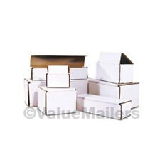 100 - 10 X 3 X 2 White Corrugated Shipping Mailer Packing Box Boxes