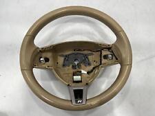 07 - 09 Jaguar Xk Steering Wheel Caramel Beige Leather Wo Heat Oem C2p14942sep