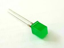 100 Pieces 5x5x7 Square Led - Green - 5mm X 5mm X 7mm
