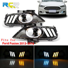 Fits For Ford Mondeo Fusion 2013-2016 Led Drl Daytime Running Lights Fog Lamps