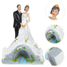 Wedding Cake Topper Bride And Groom Figure Ornament Wedding Party Cake Decor