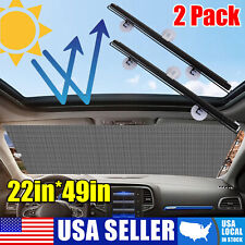 Front Car Retractable Windshield Sun Shade Visor Suv Window Folding Block Cover