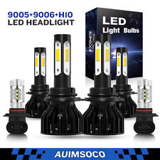 For Chevy Silverado 1500 2500 Hd 2003 2004-2006 Led Headlights Fog Lights Bulbs