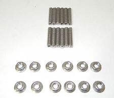 Small Block Chevy Stainless Steel Tri-power Carb Stud Kit New