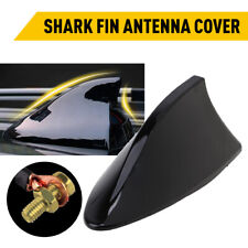 Black Shark Car Fin Antenna Cover Car Amfm Radio Signal Roof Aerial Decoration