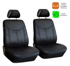 2 Single Front Seat Covers 2 Headrest Covers Pu Leather For Ford Fiesta Focus