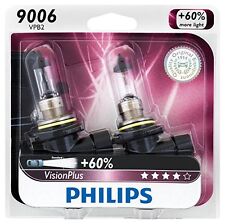 2x Philips 9006 Hb4 Upgrade Vision Plus More Bright Halogen Light Bulb Beam 55w