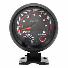 Universal Car Tachometer Tacho Gauge Meter Led Light 0-8000 Rpm 12v Usa 3.75