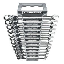 Gearwrench 85698 12-pc Xl Metric Locking Flex Combination Ratcheting Wrench Set