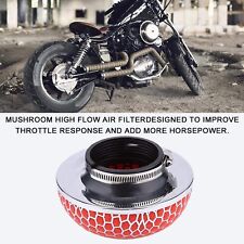 Universal 100mm Inlet Mushroom Racinghigh Flow Air Filter Intake Red Microfoam