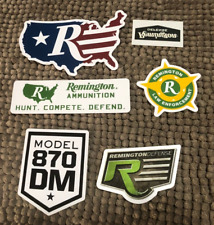 6 Remington Firearms Stickers And One Tattoo