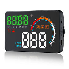 Hud Gps Speedometer Digital Vehicle Odometer Trip Meter Mphkmh Head-up Display