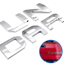 2014-2021 Tailgate Insert Letter For Tundra Accessories Chrome Silver 3d Emblem