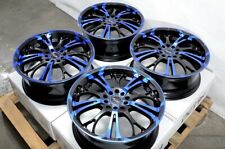 16 Wheels Rims Black Blue Fit Kia Soul Mazda 3 Eclipse Nissan Kicks Leaf Impreza