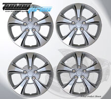 Pop-on Wheel Rims Skin Cover 15 Inch Silver Hubcap 15 Inches 616 Qty 4pc