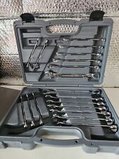 Matco Tools Silver Eagle Srcse182pa 18 Piece Polished Chrome Wrench Set In Case