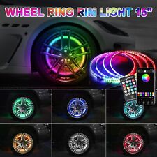 15 Car Wheel Light Rgb Rock Lights Double-sided Light Strip For Truck Car Usa